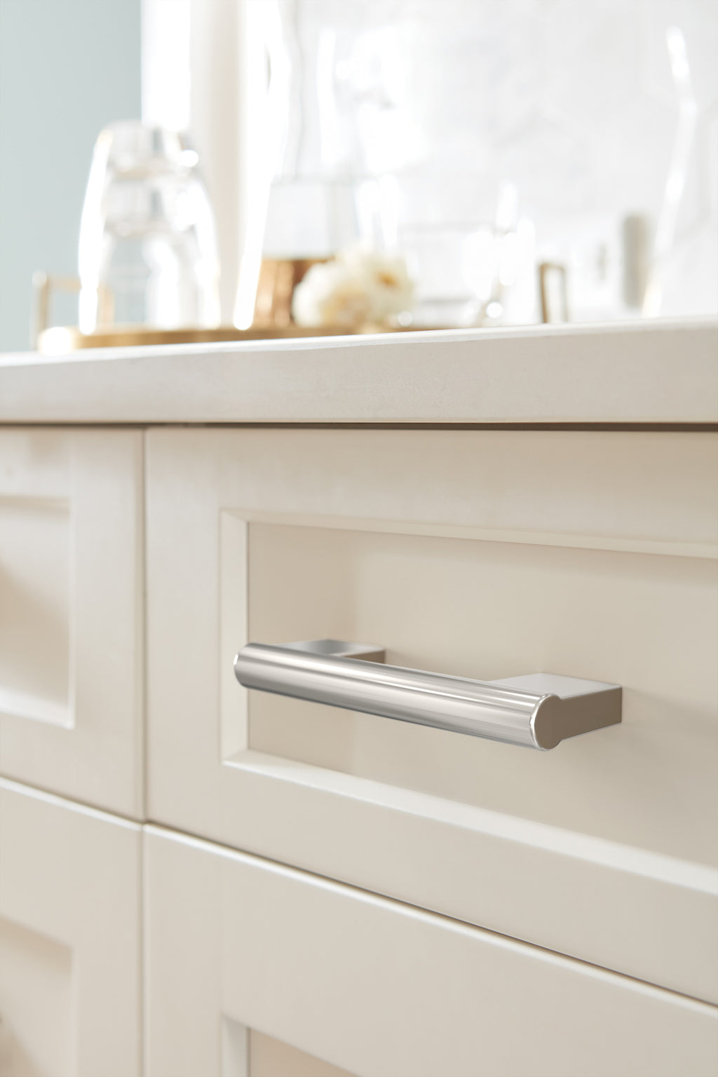 Amerock Versa Pull Polished Nickel 3" Center to Center