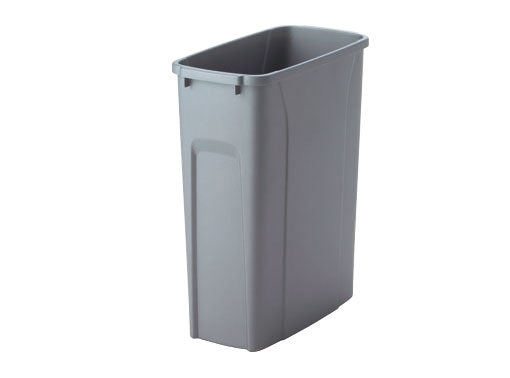Knap & Vogt Replacement Bin, 27 Quart, Platinum
