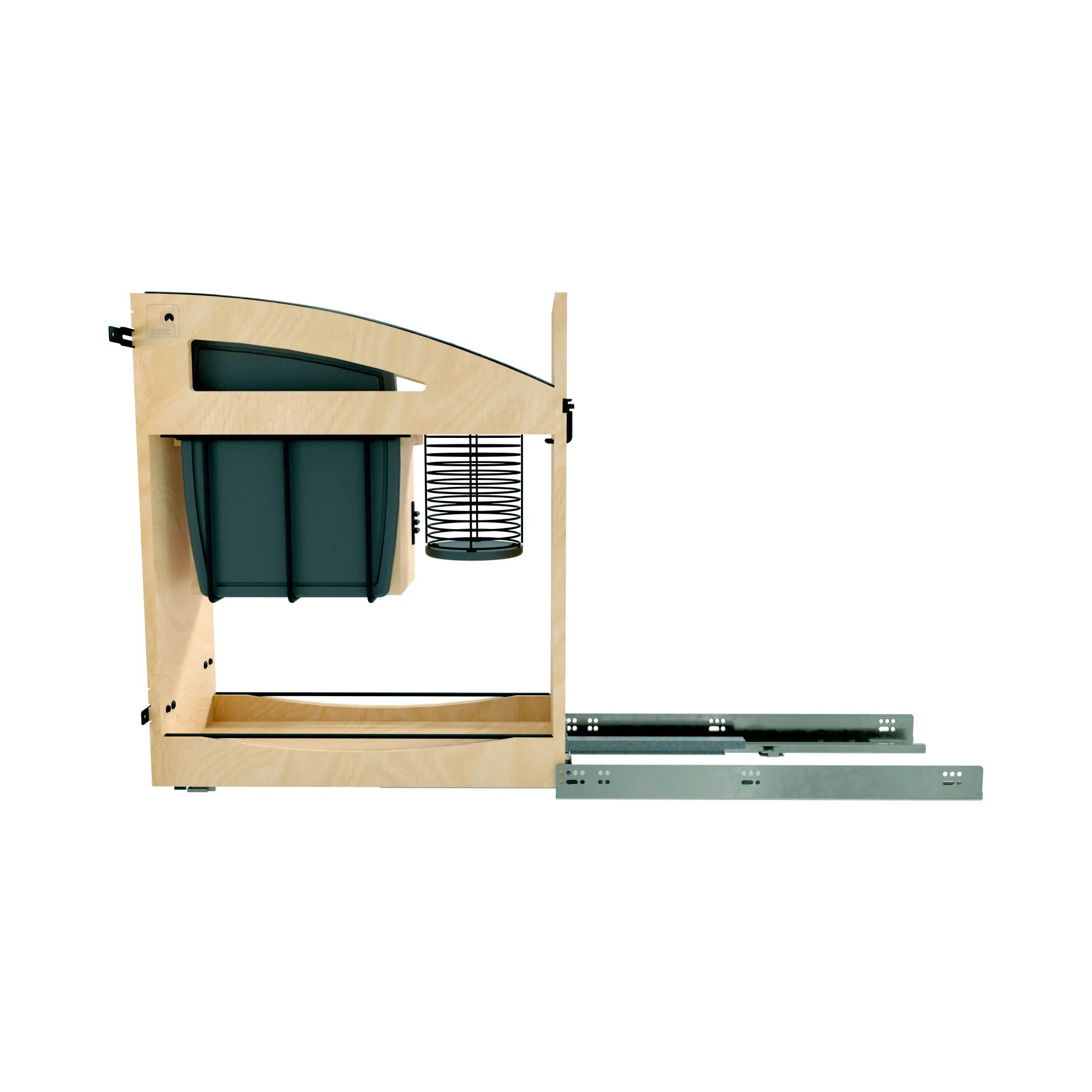 Craftsman Collection Solid Maple Knife Block Pullout Organizer, 8"
