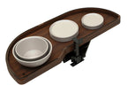 Craftsman Collection Solid Walnut Single-Tier Girasolo With Soft-Close, 18"