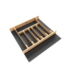 Craftsman Collection Solid Maple Cutlery Drawer Insert w/ Black Accents