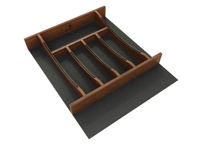 Craftsman Collection Solid Maple Cutlery Drawer Insert w/ Black Accents