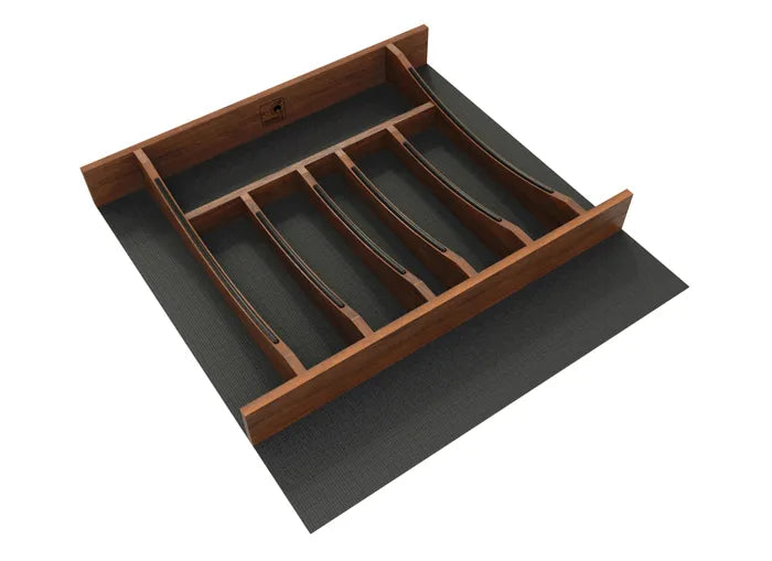 Craftsman Collection Solid Maple Cutlery Drawer Insert w/ Black Accents