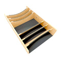 Craftsman Collection Adjustable Deep Drawer Divider Insert With Black Accents, 36"