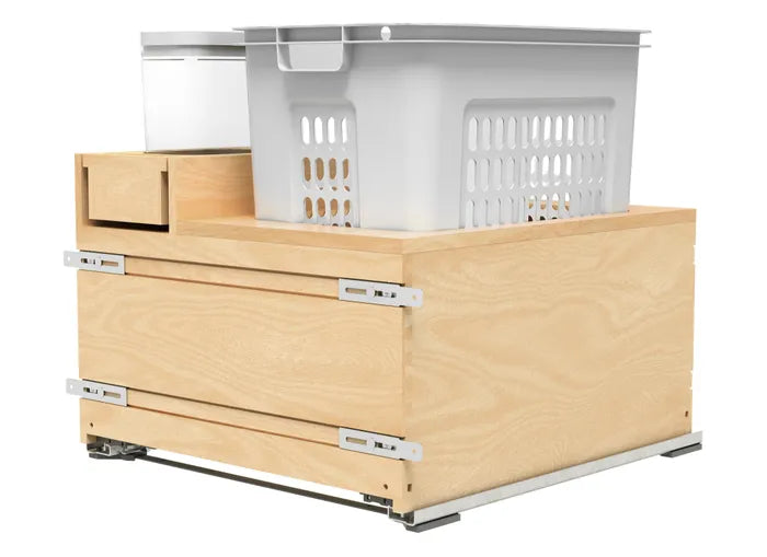 Rev-a-shelf 24" Wood Base Cabinet Waste Pullout