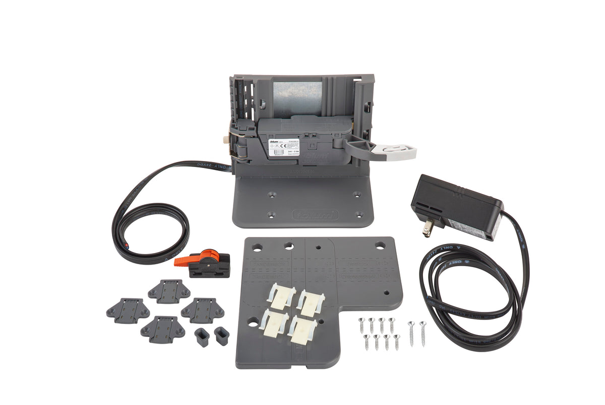 Rev-A-Shelf Legrabox Servo Drive Conversion Kit For Pull Out Trash Cans, Gray