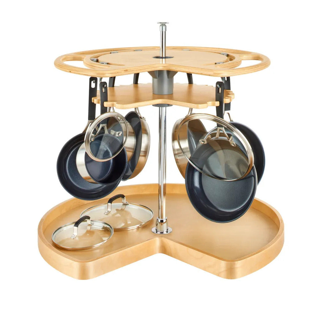 32" Not-So-Lazy-Susan W/ Hardware And Hooks
