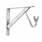 Knap & Vogt Closet-Pro Heavy-Duty Shelf Rod Bracket 12"