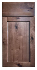Sample Door - Rustic Walnut Shaker by Horning