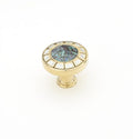 Schaub Fair Isle Knob Polished Brass 1-1/2" Diameter