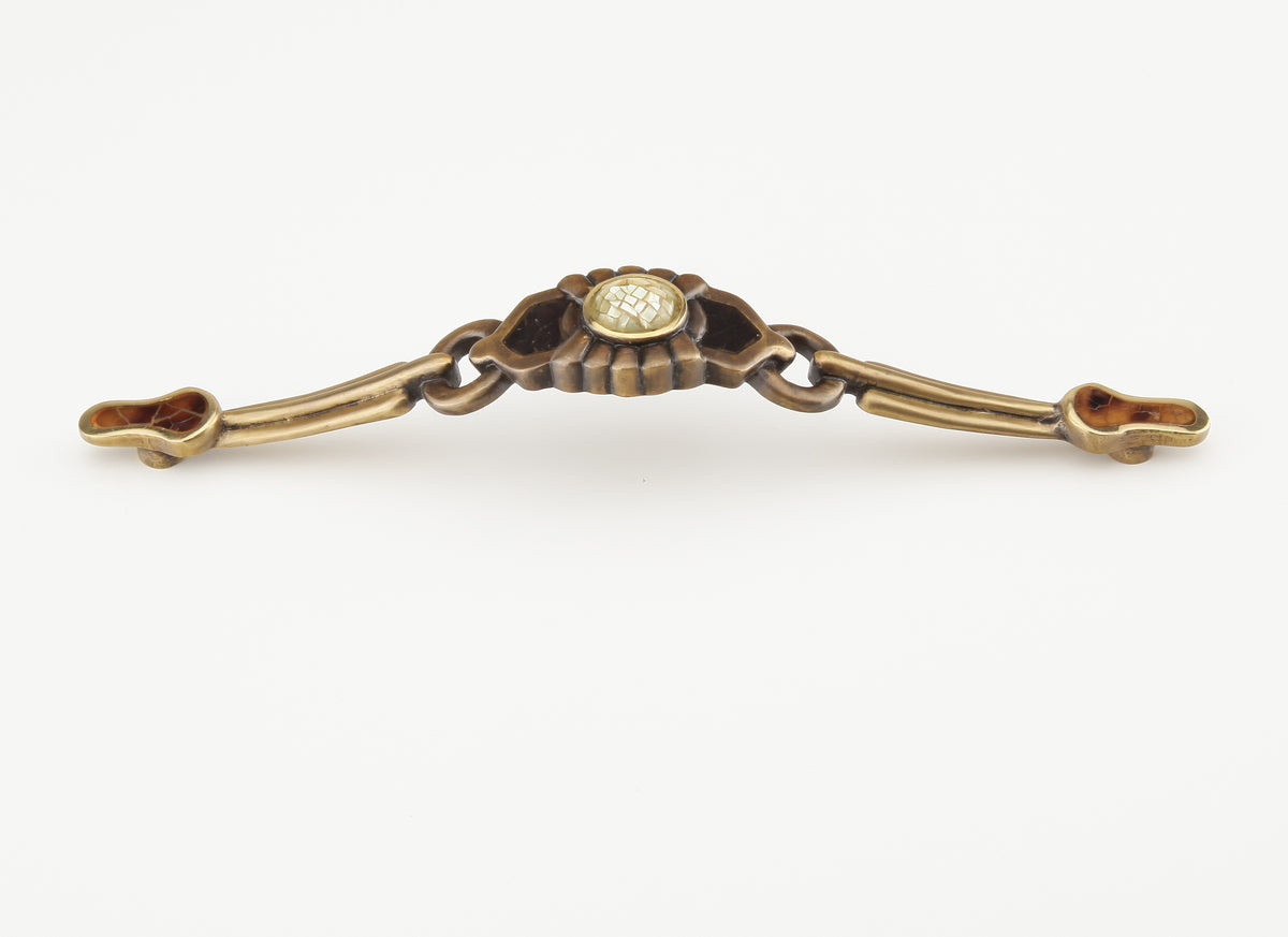 Schaub Heirloom Treasures Pull Antique Brass 6-1/2 in. Center-to-Center