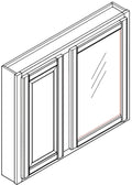 Mirrow cabinet w\ 2 doors 30 W X 27 H - Regal Oak by Horning