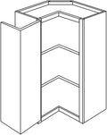 Wall Square Corner 24 W X 30 H X 12 D - Dover by JSI