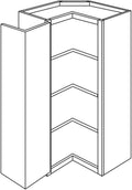 Wall Square Corner 24 W X 42 H X 12 D - Dover by JSI