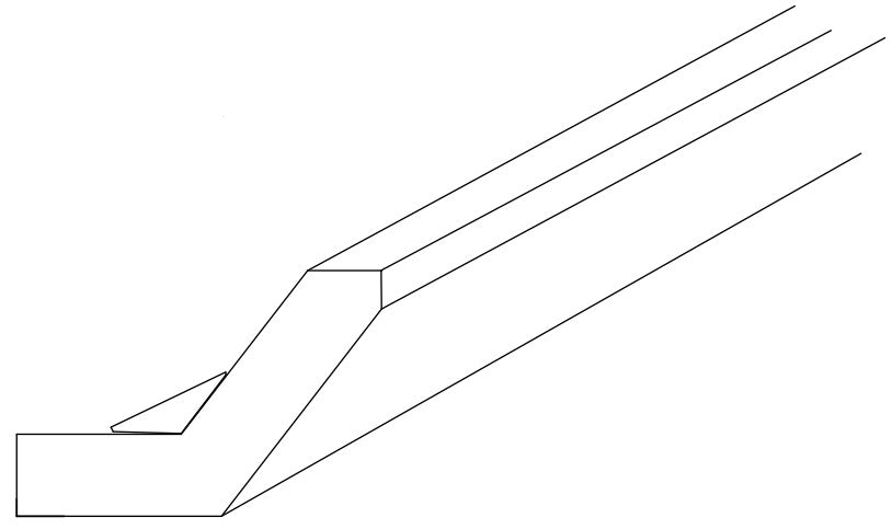 Shaker Crown Moulding 2-3\8 W X 96 L - Arcadia White by Horning