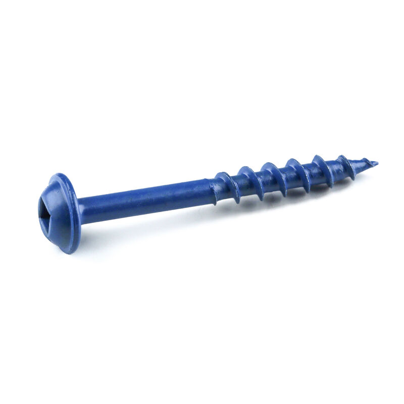 Kreg #8 Blue-Kote Washer Head Coarse Thread Pocket Hole Screws 1-1/2" Length 100 Pack