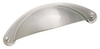 Amerock Cup Pull 1" Projection Satin Nickel 2-1/2" Center to Center