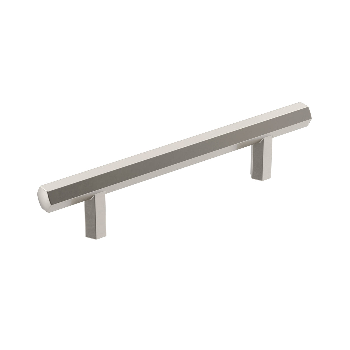 Amerock Caliber Pull Satin Nickel 3-3/4 in. Center-to-Center