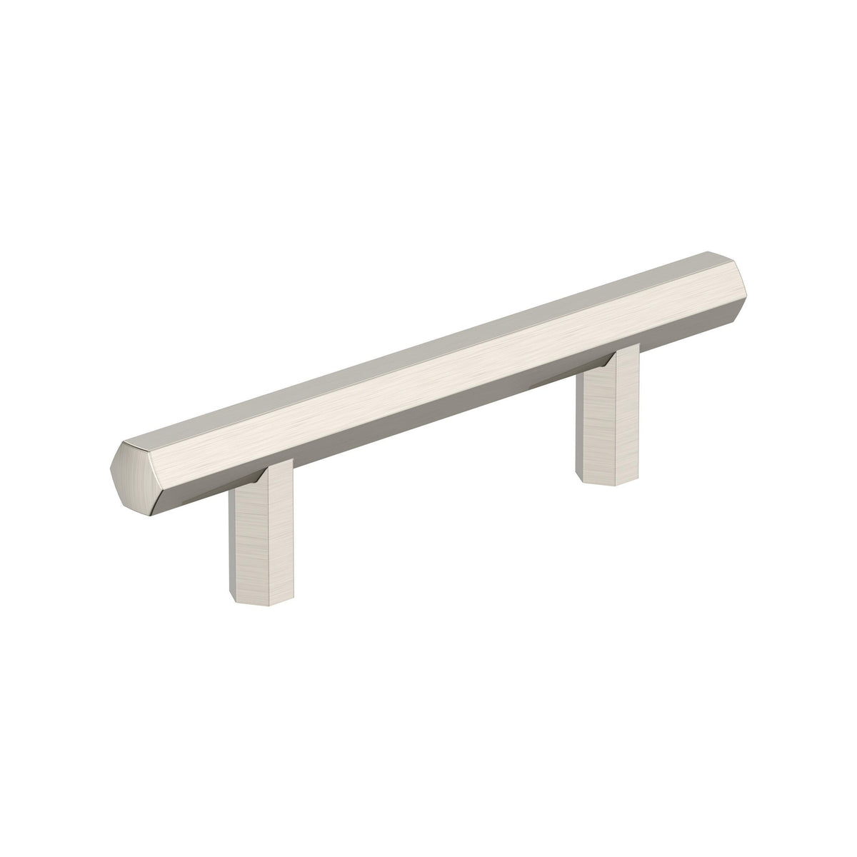 Amerock Caliber Pull Satin Nickel 3 in. Center-to-Center