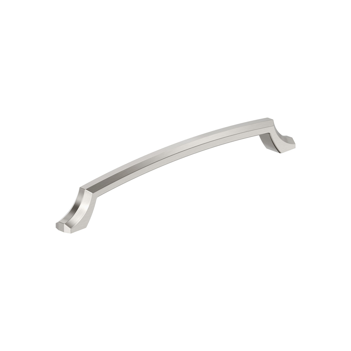 Amerock Bellamy Pull 8-13/16 in. Center-to-Center, Satin Nickel