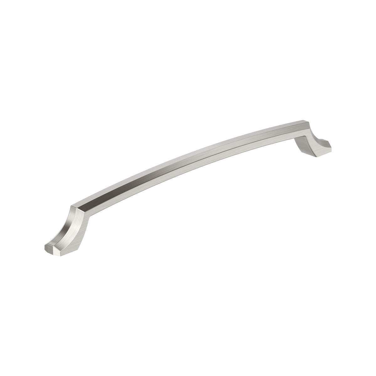 Amerock Bellamy Pull 10-1/16 in. Center-to-Center, Satin Nickel