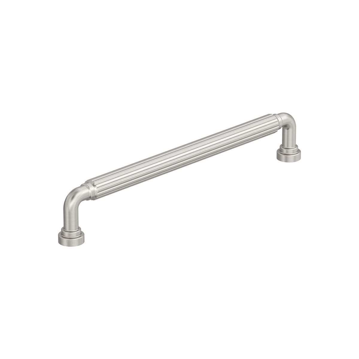 Amerock Cowrie Pull 7-9/16" Center-to-Center, Satin Nickel