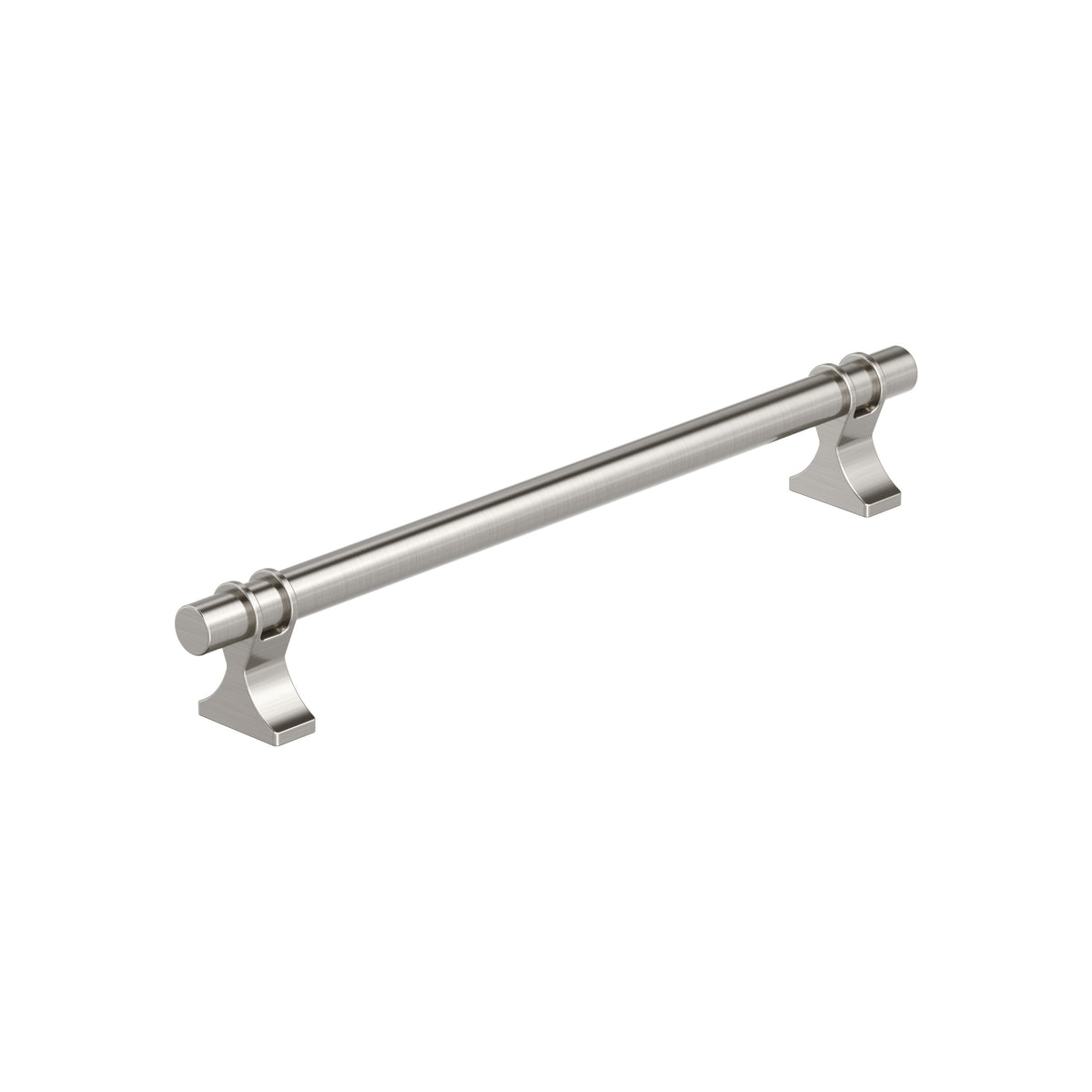 Amerock Davenport Pull 7-9/16 in. Center-to-Center, Satin Nickel