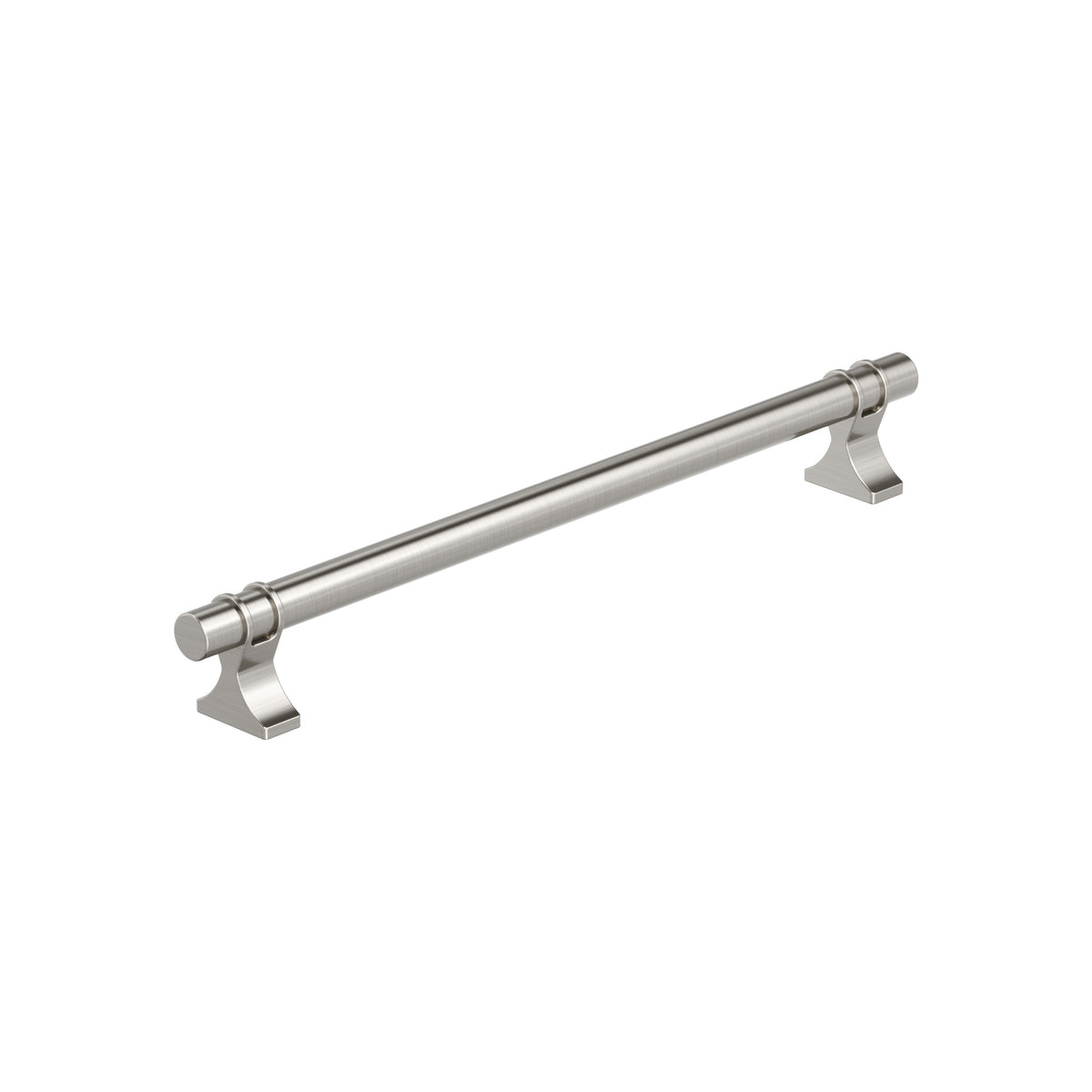 Amerock Davenport Pull 8-13/16 in. Center-to-Center, Satin Nickel