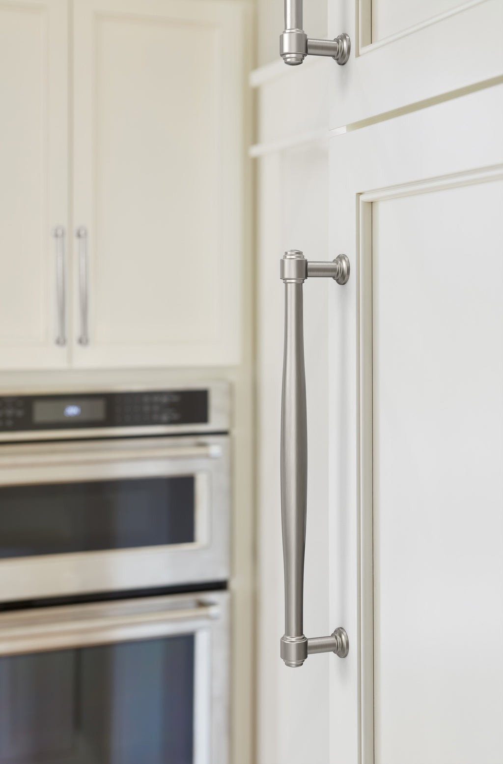 Amerock Enlivity Pull 8-13/16" Center To Center, Satin Nickel
