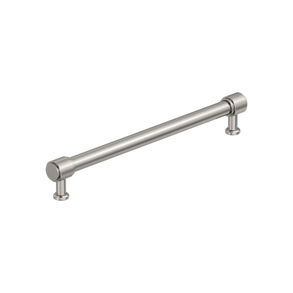 Amerock Faircrest Pull 8-13/16 in. Center-to-Center, Satin Nickel