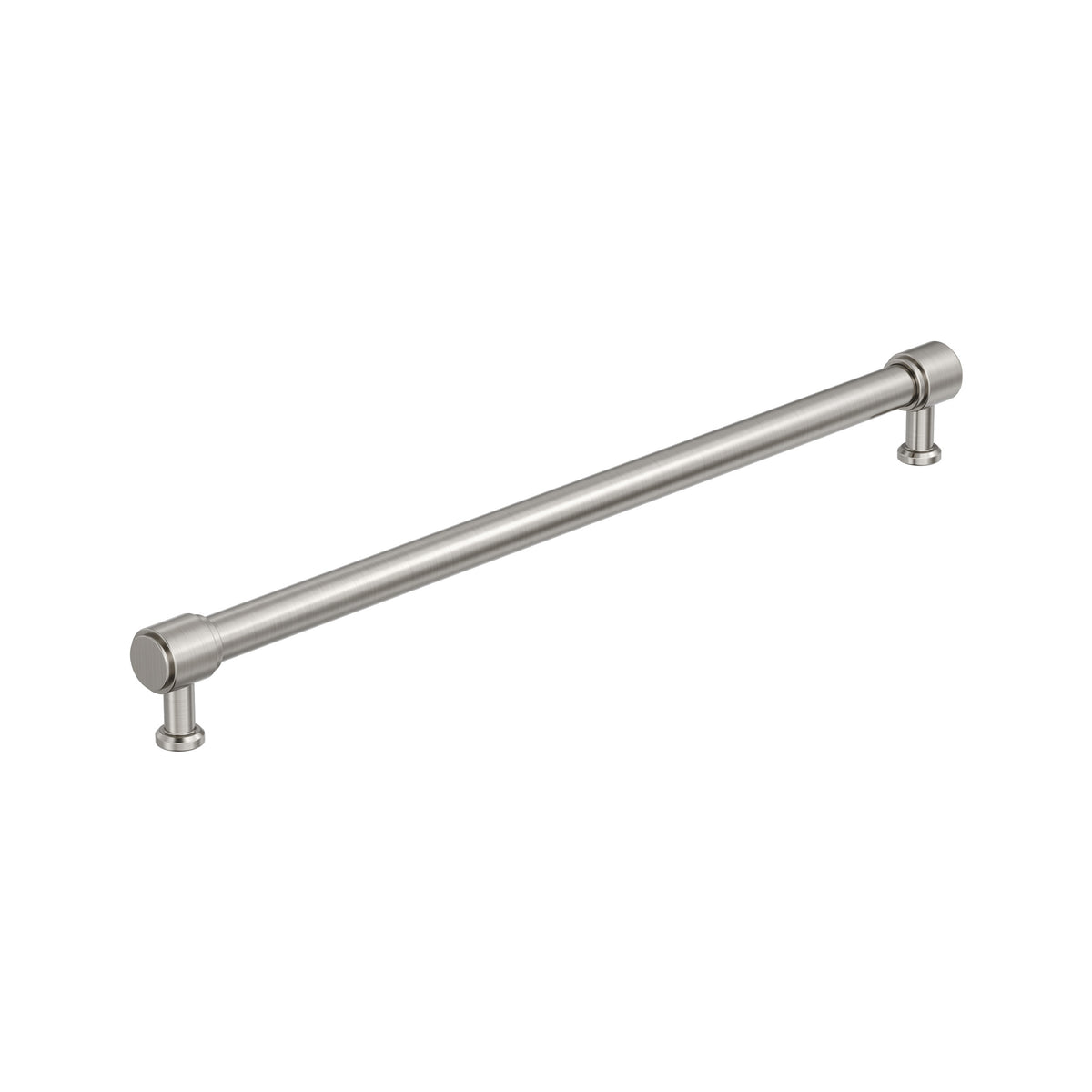 Amerock Faircrest Pull 12-5/8 in. Center-to-Center, Satin Nickel