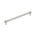 Amerock Faraday Pull 12-5/8" Center To Center, Satin Nickel
