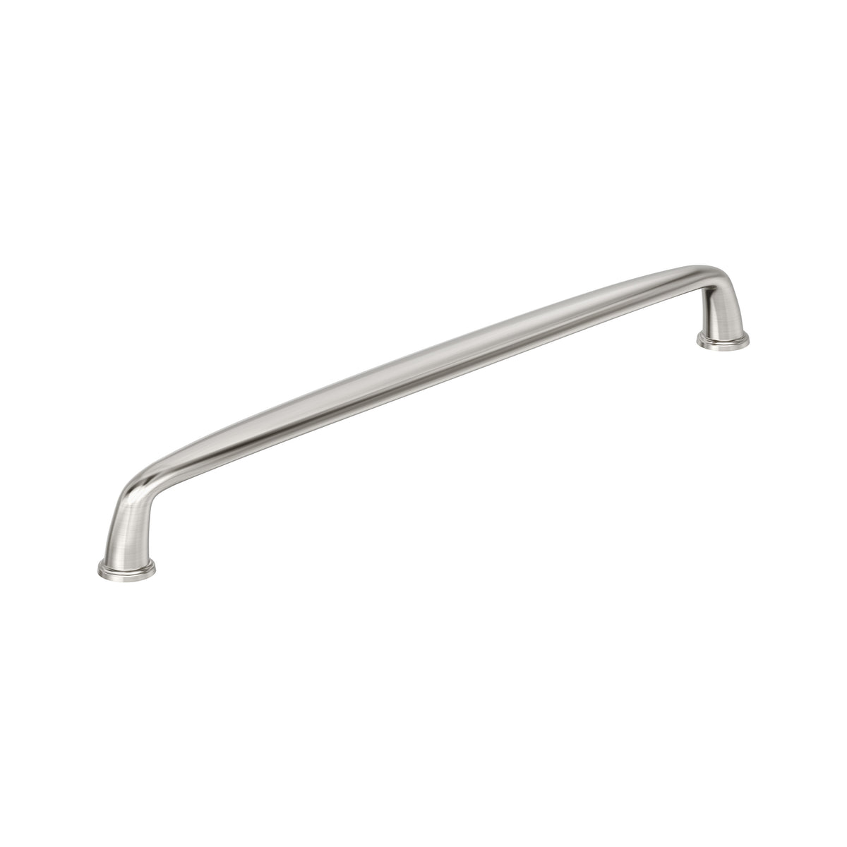 Amerock Kane Pull 10-1/16 in. Center-to-Center, Satin Nickel