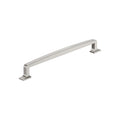 Amerock Westerly Pull 8-13/16" Center-to-Center, Satin Nickel