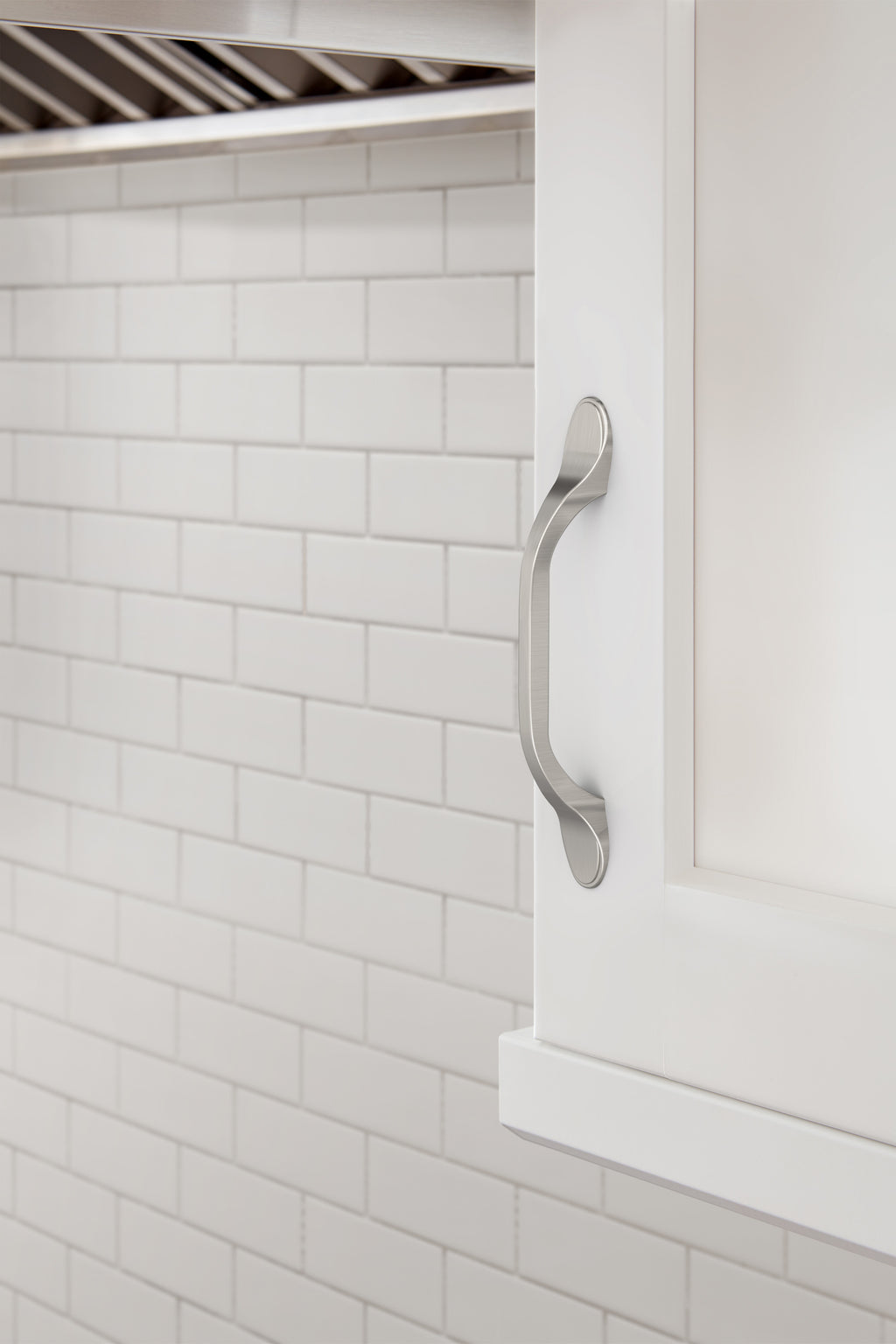 Amerock Ravino Pull Satin Nickel 3-3/4" Center to Center