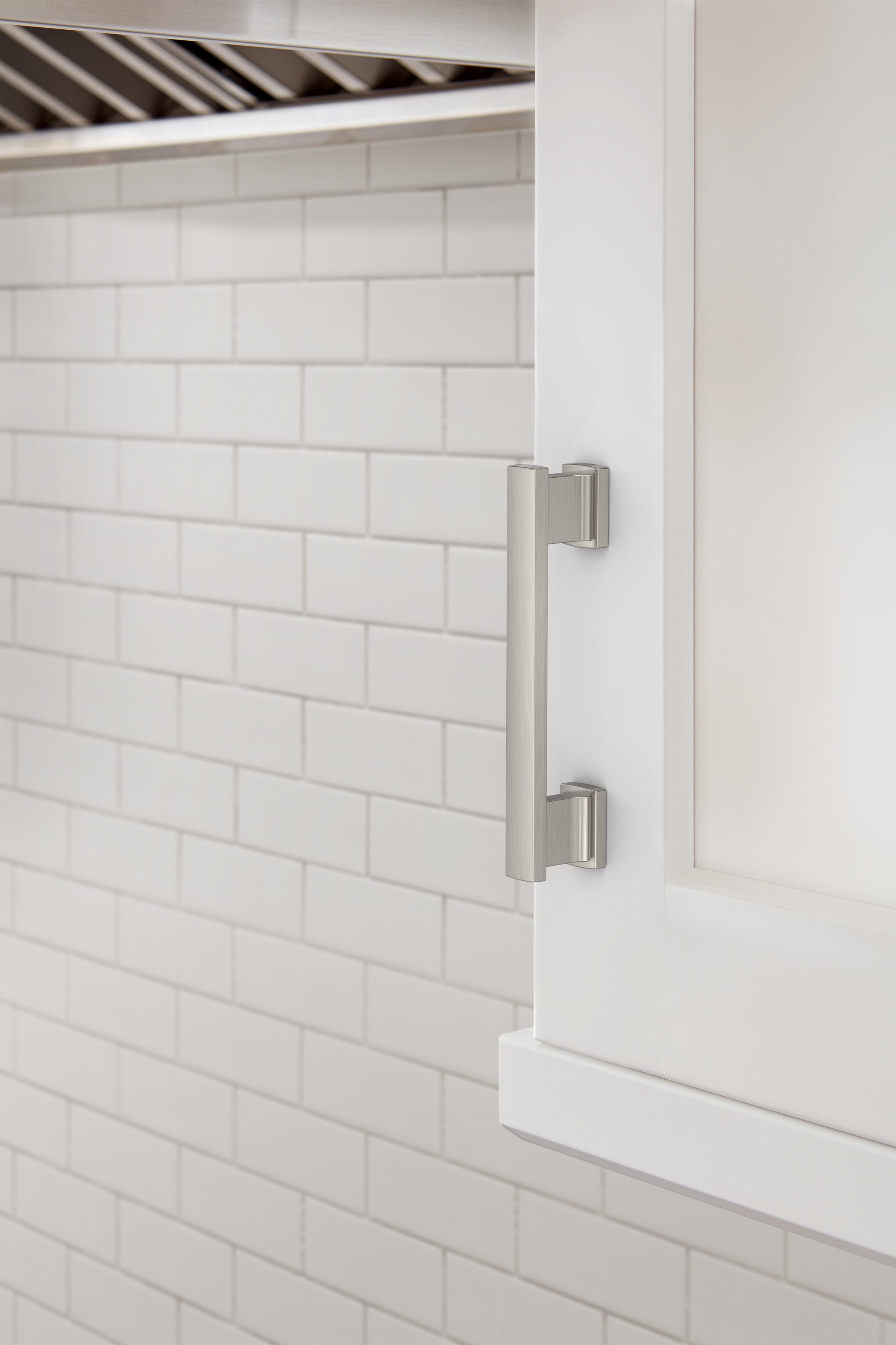 Amerock Triomphe Pull Satin Nickel 3-3/4" Center to Center