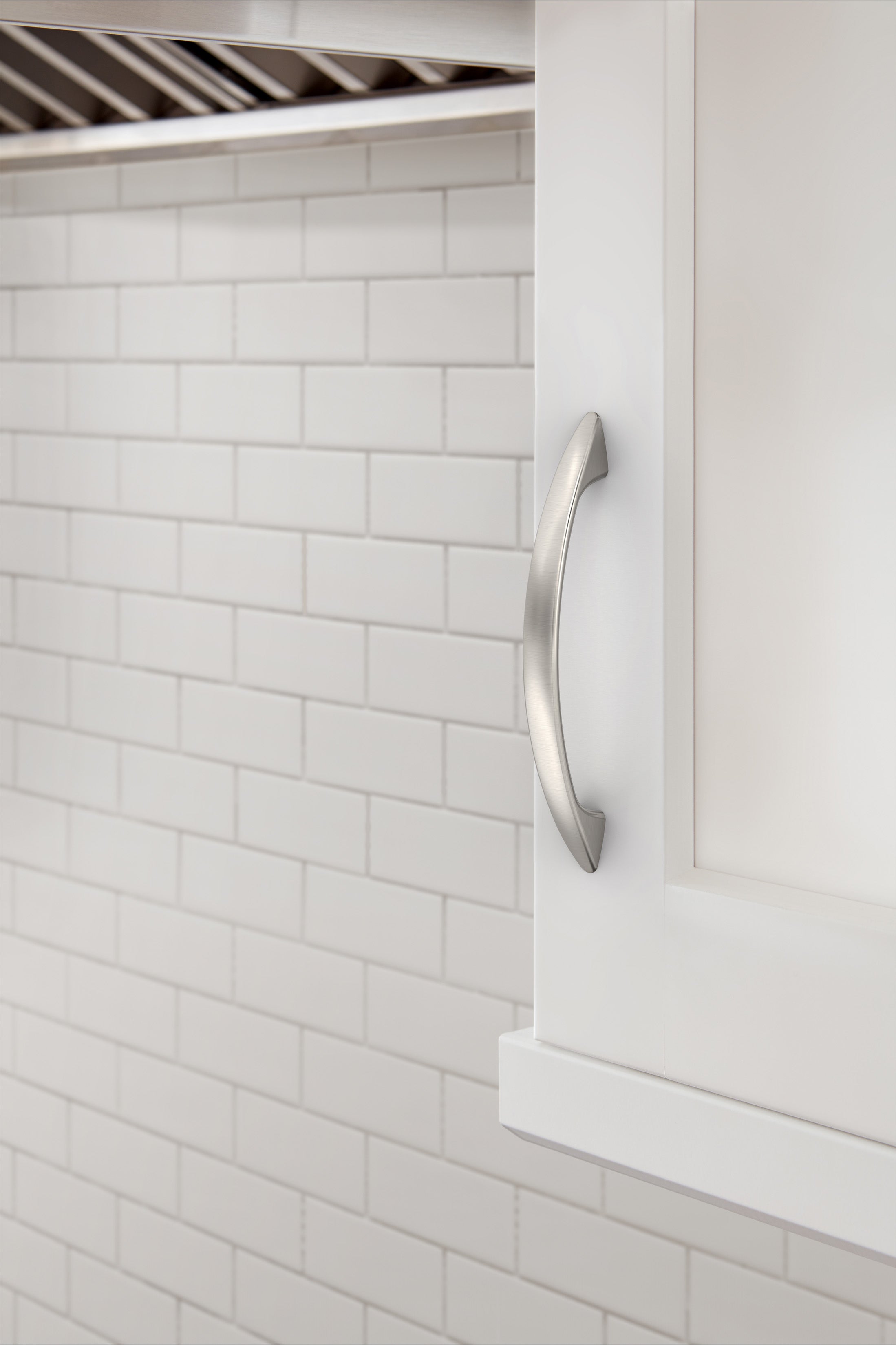 Amerock Arc Pull  Satin Nickel 3-3/4" Center to Center