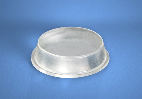 Cylindrical Flat Top Self-Adhesive Non-Skid Rubber Feet, .780" Diameter x .200" Height , Clear
