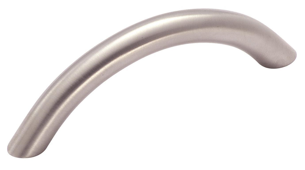 Amerock Stainless Steel Pull Stainless Steel 3 in. Center-to-Center