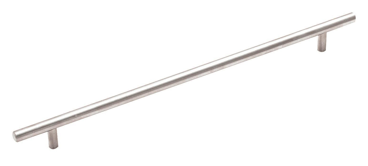 Amerock Bar Pull 12-5/8 in. Center-to-Center Sterling Nickel