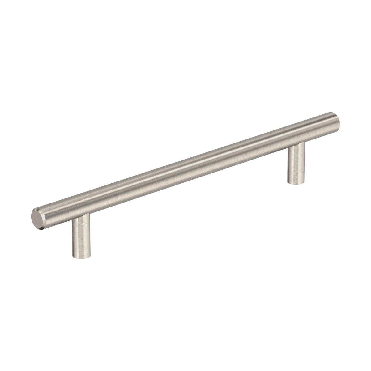 Amerock Bar Pull 6-5/16 in. Center-to-Center Sterling Nickel