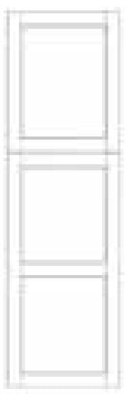 Tall End Decorative Panel 23-1\2 W X 79 H X 3\4 Th - Timeless Shaker by TA Cabinetry