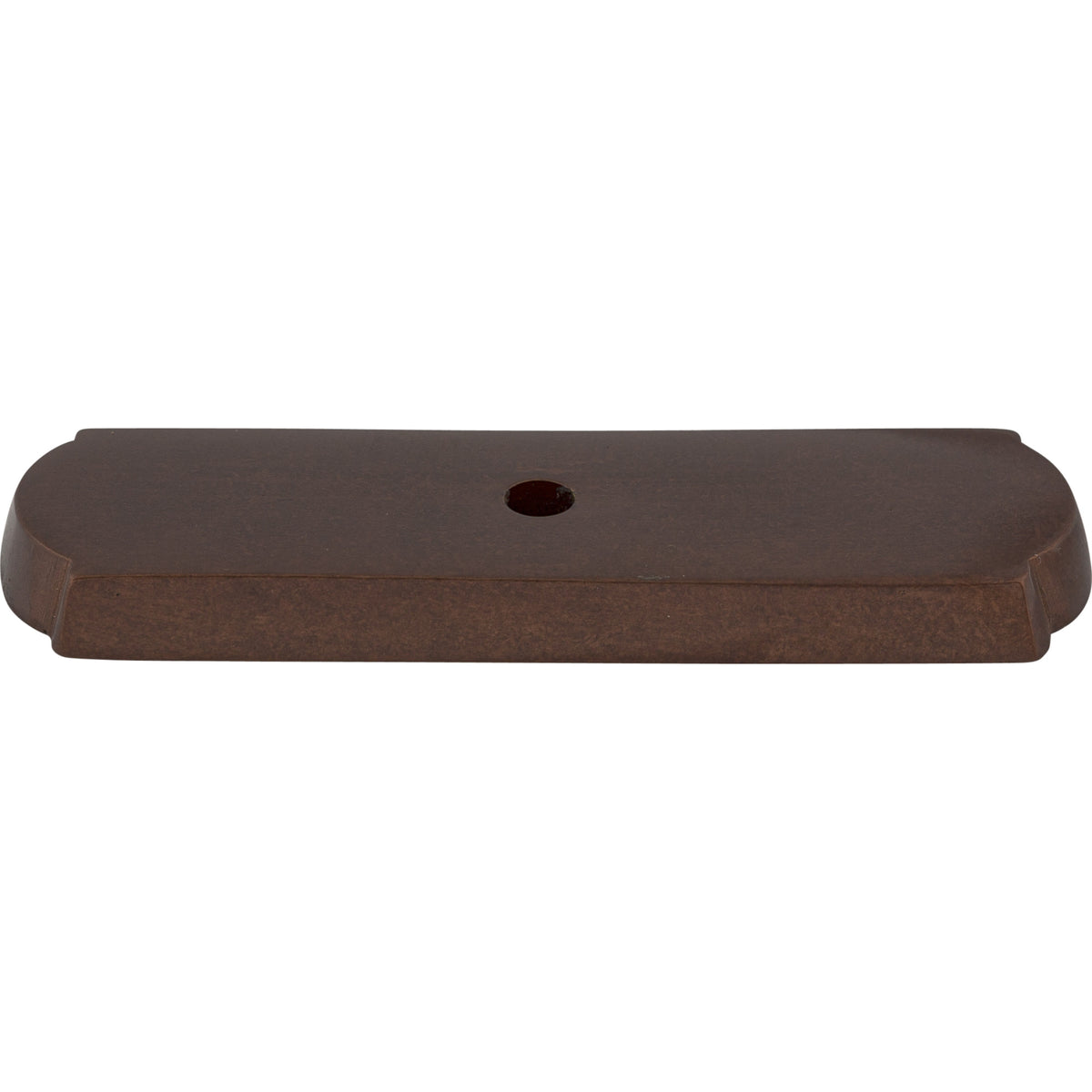 Top Knobs Aspen Rectangle Backplate 2-1/2 in. length, Mahogany Bronze