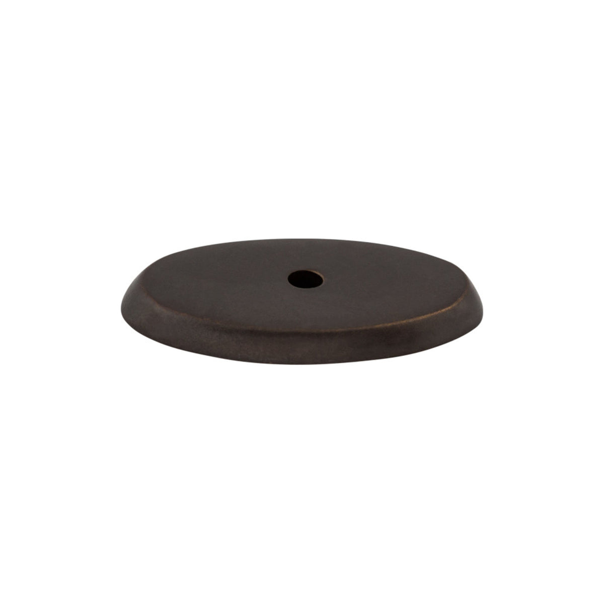 Top Knobs Aspen Oval Backplate Medium Bronze 1-3/4 in. length
