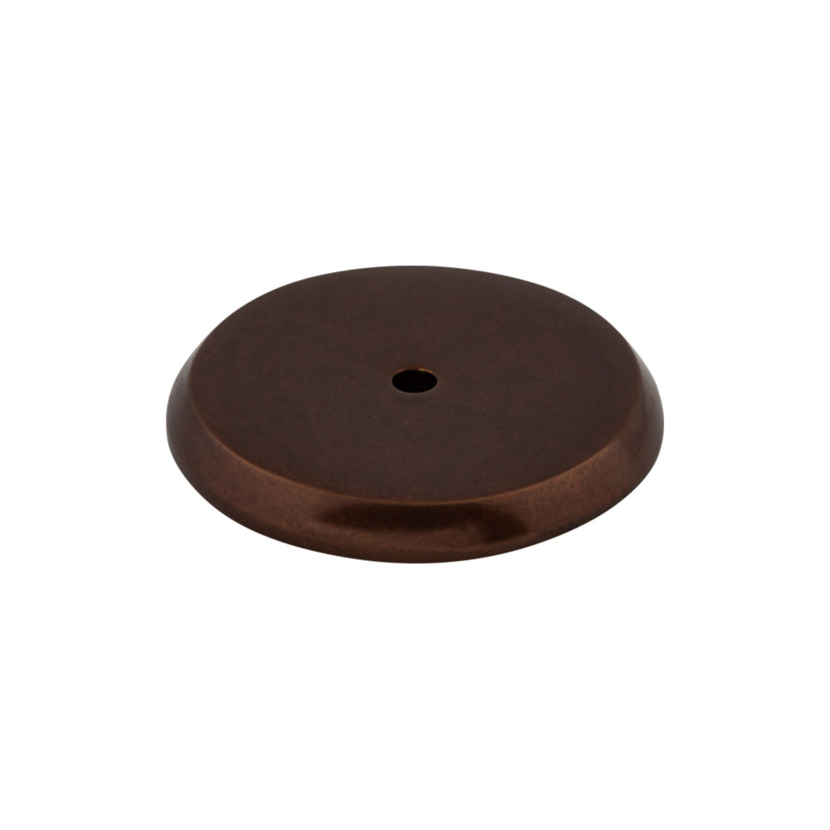 Top Knobs Aspen Round Backplate Mahogany Bronze 1-3/4 in. length
