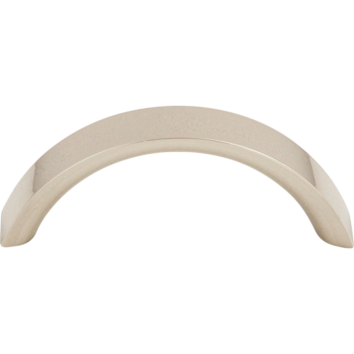 Top Knobs Cresent Pull Polished Nickel 3 in. Center-to-Center