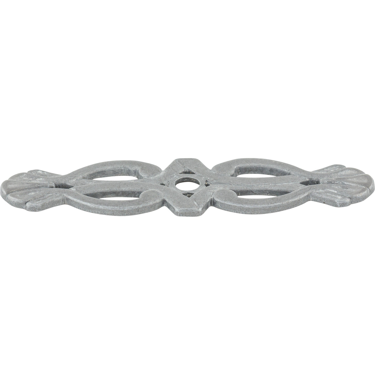 Top Knobs Tuscany Newton Backplate 3-3/16 in. length Light Pewter