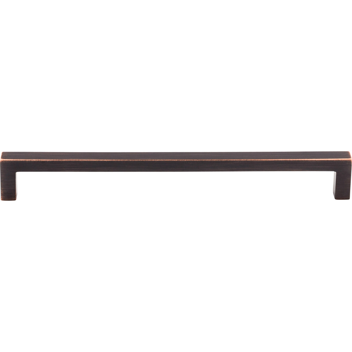 Top Knobs Nouveau Square Bar Pull Tuscan Bronze 8-13/16 in. Center-to-Center