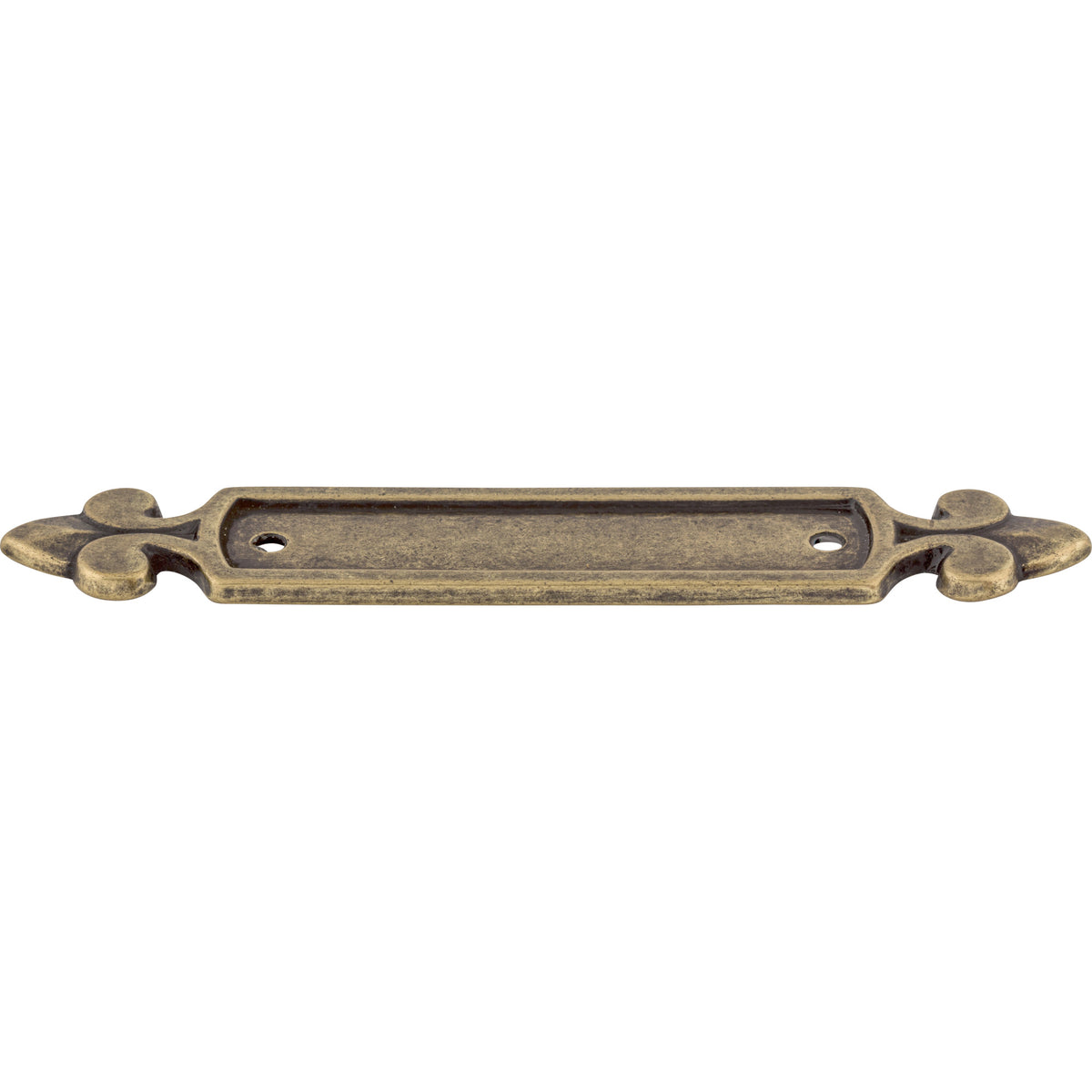 Top Knobs Tuscany Dover Backplate 2-1/2 in. length, German Bronze