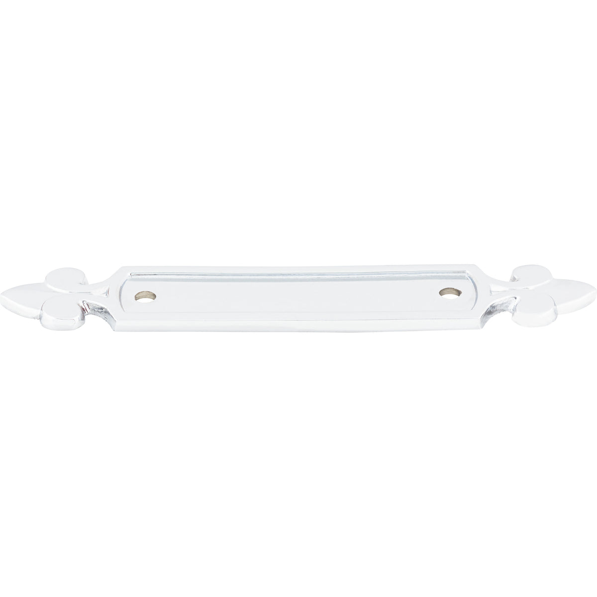 Top Knobs Tuscany Dover Backplate 2-1/2 in. length, Polished Chrome